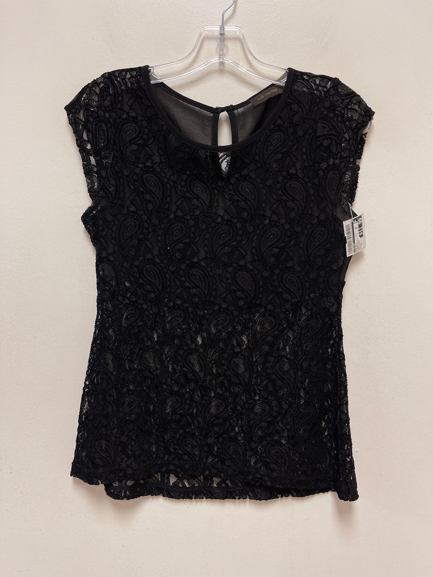 Black Top Short Sleeve Limited, Size Xs