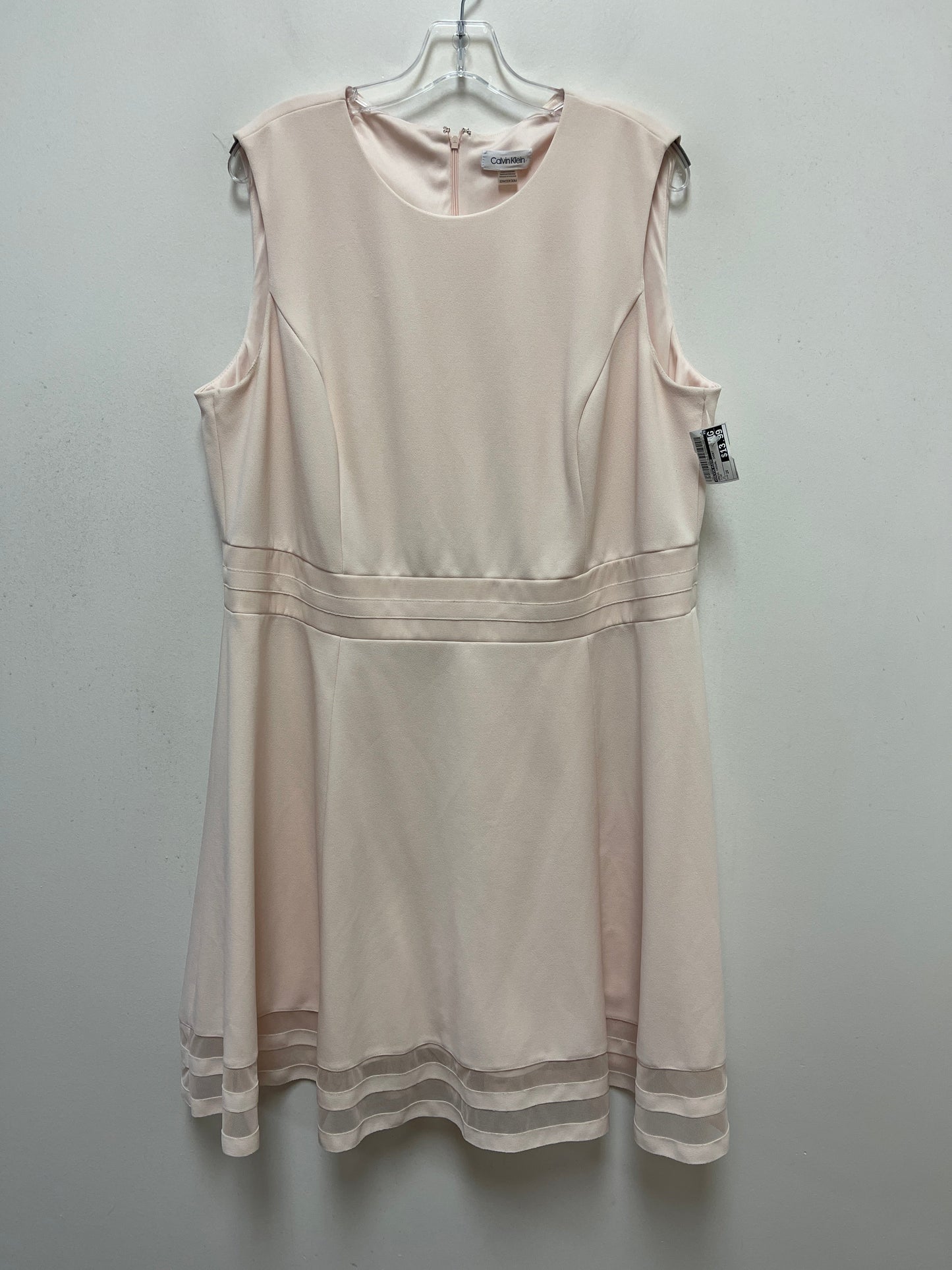 Pink Dress Casual Short Calvin Klein, Size 2x