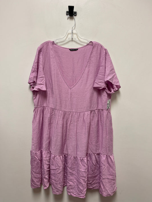 Dress Casual Short By Shein In Purple, Size: 2x