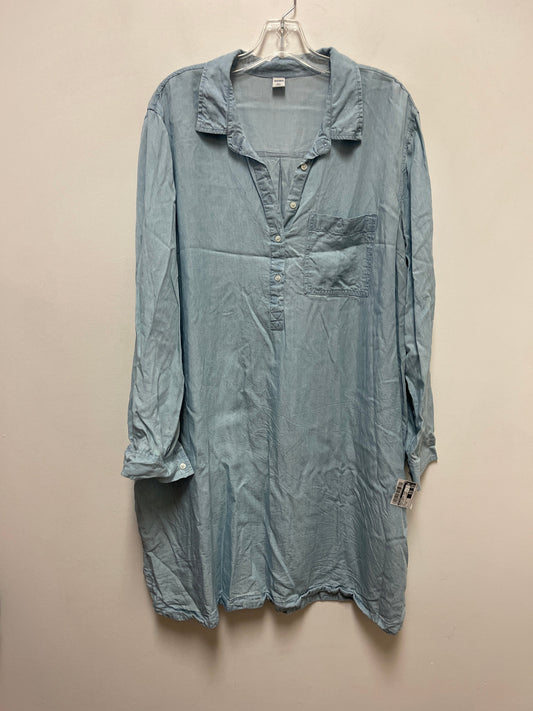 Dress Casual Short By Old Navy In Blue Denim, Size: 2x