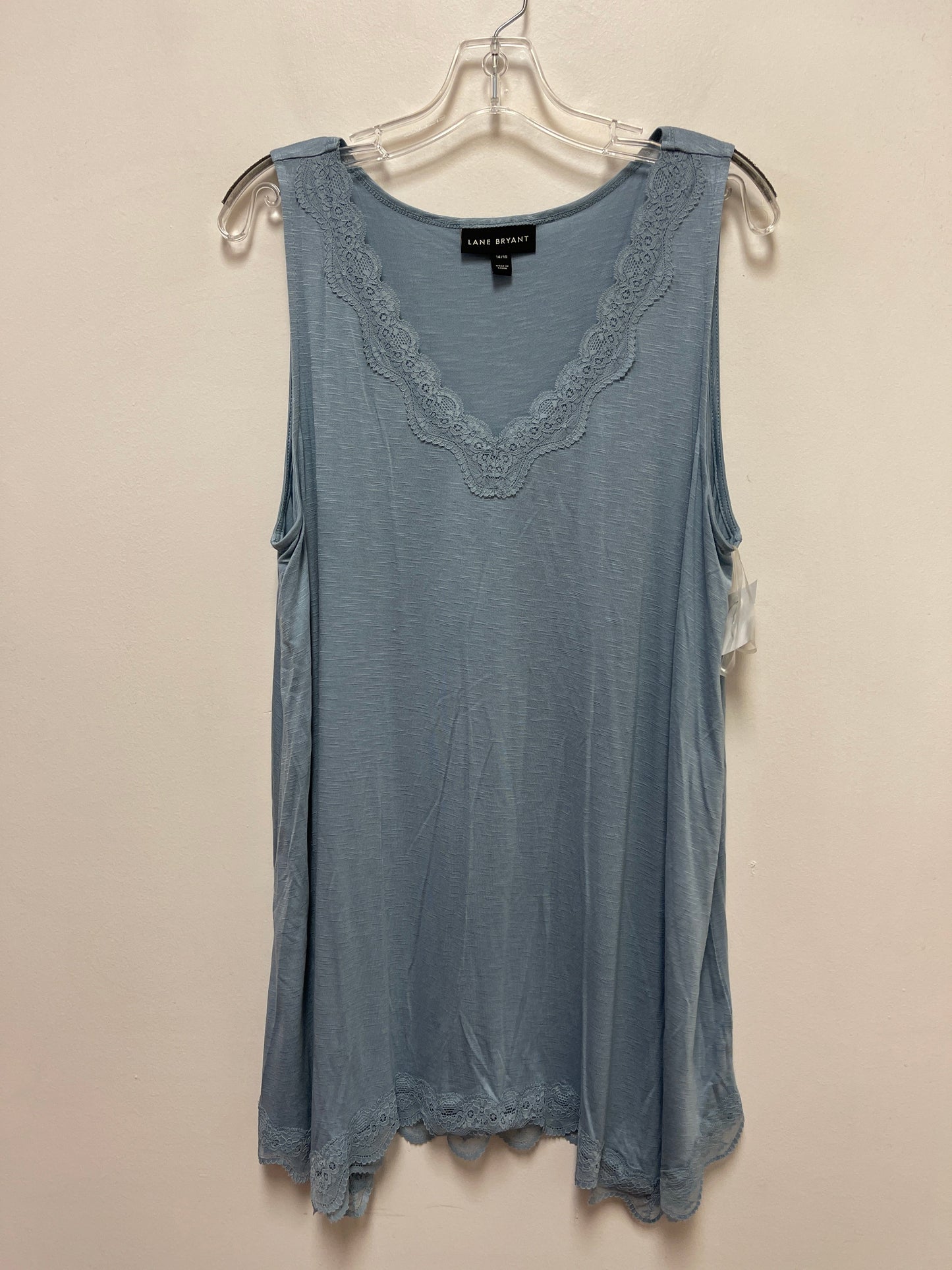 Tank Top By Lane Bryant In Blue, Size: 1x