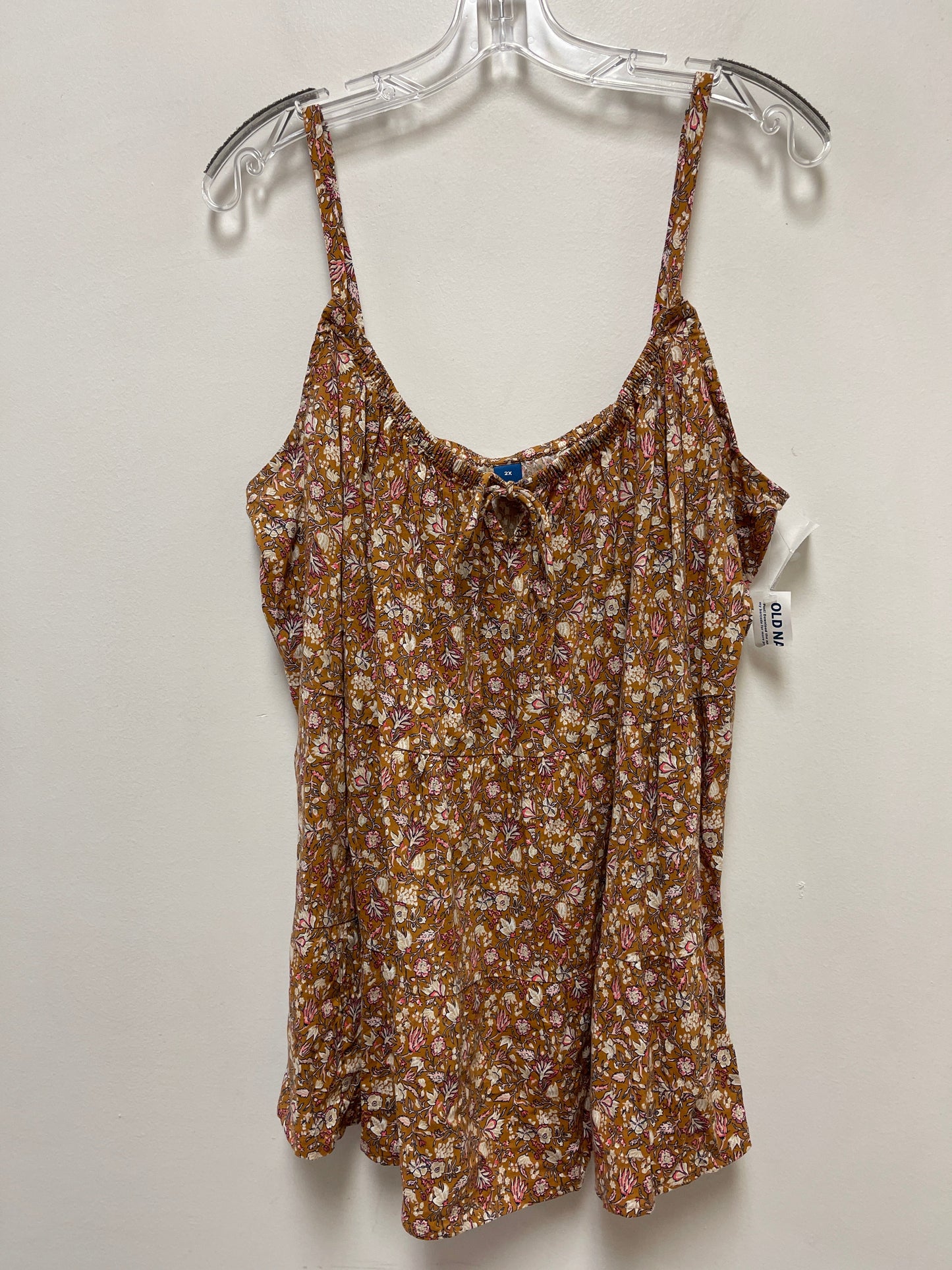 Top Sleeveless By Old Navy In Yellow, Size: 2x