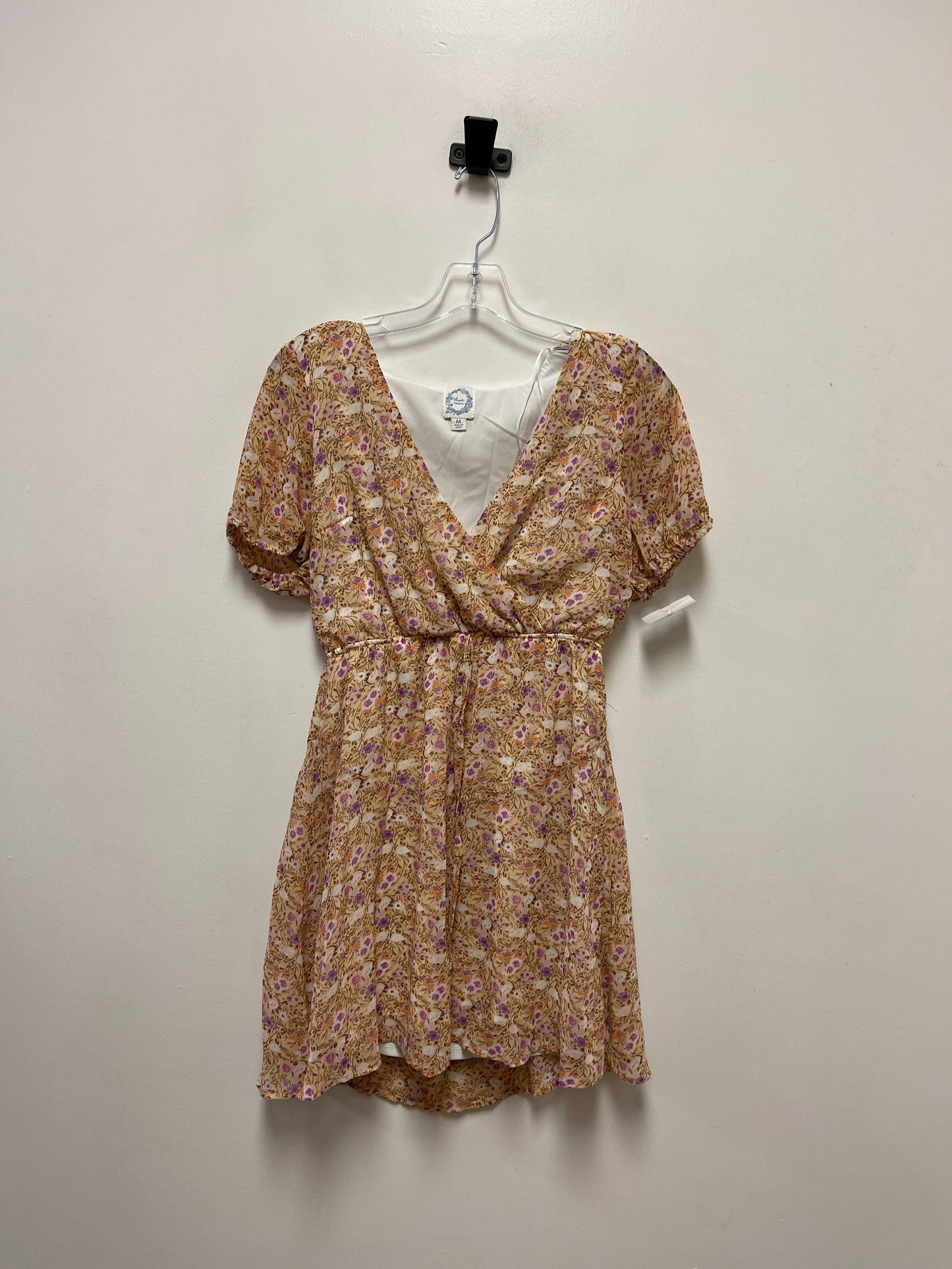 Dress Casual Short By Blue Rain In Brown, Size: M