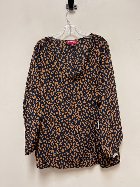 Top Long Sleeve By Clothes Mentor In Animal Print, Size: 3x