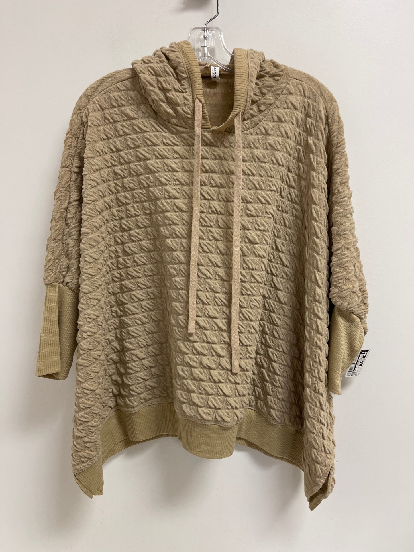 Sweatshirt Hoodie By Easel In Brown, Size: M