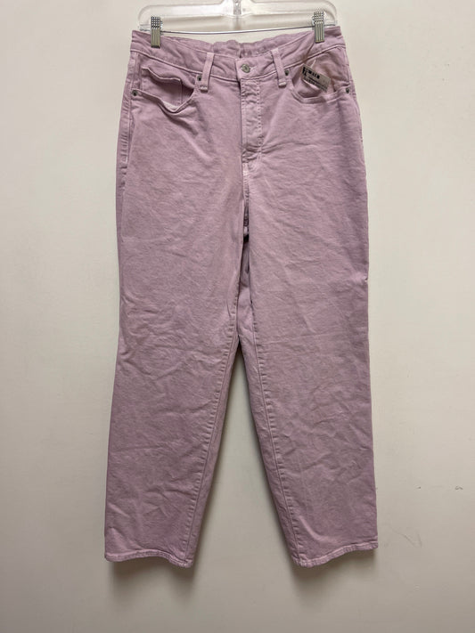 Jeans Straight By Old Navy In Purple Denim, Size: 12