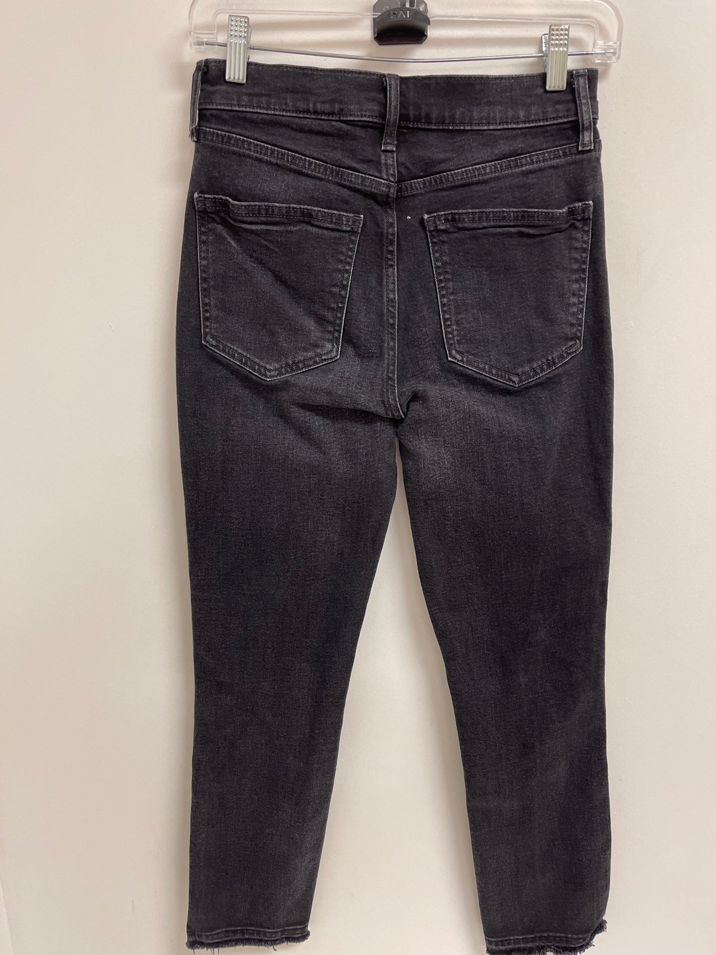 Jeans Straight By Gap In Black Denim, Size: 2