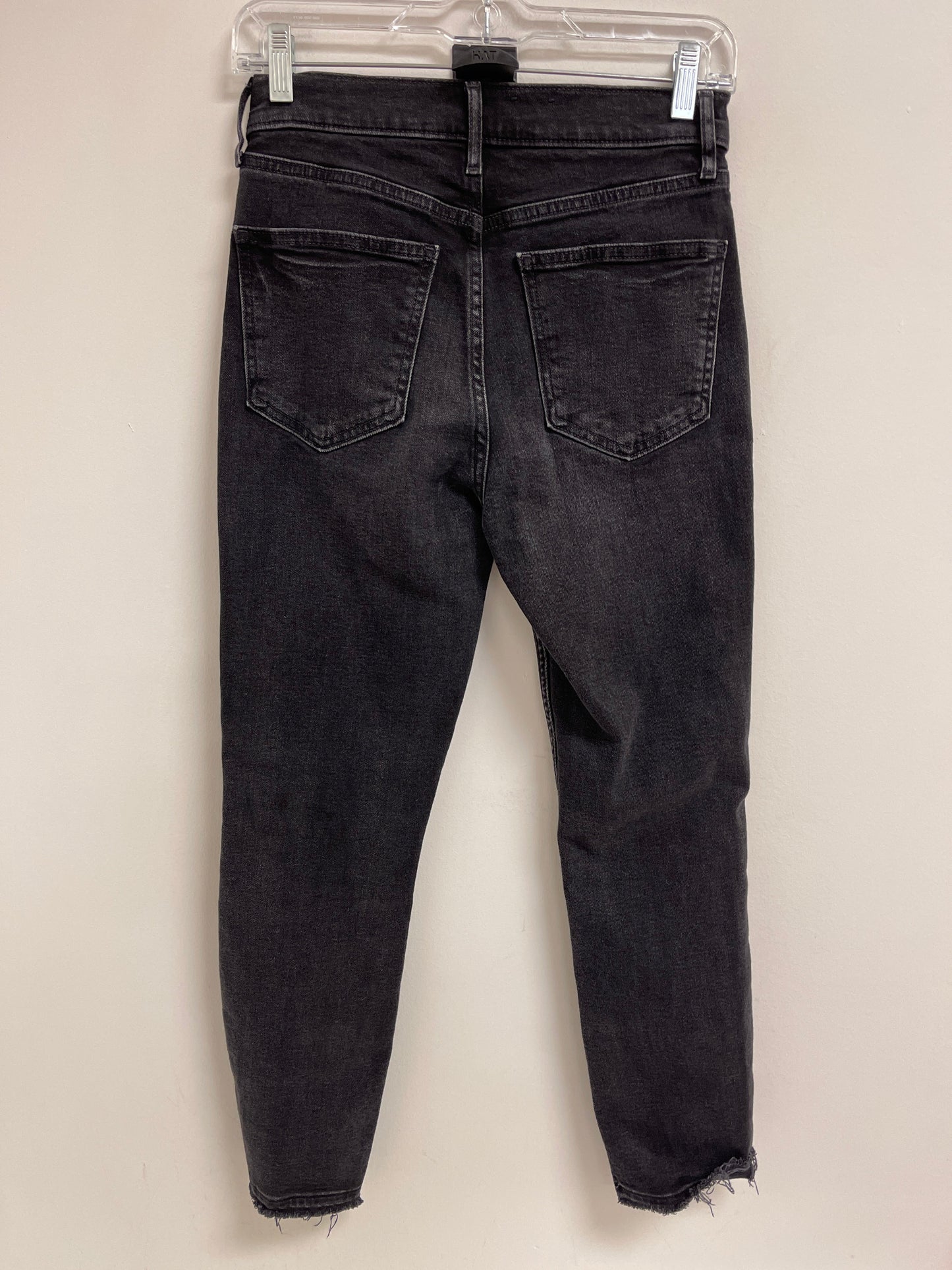 Jeans Straight By Gap In Black Denim, Size: 2