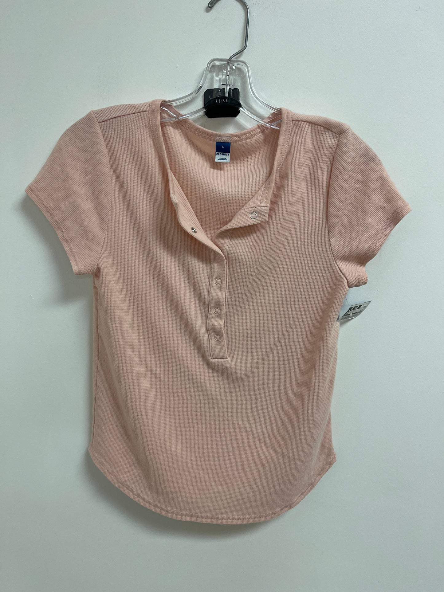 Top Short Sleeve By Old Navy In Pink, Size: S