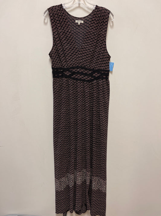 Dress Casual Maxi By Max Studio In Black & Cream, Size: Xl