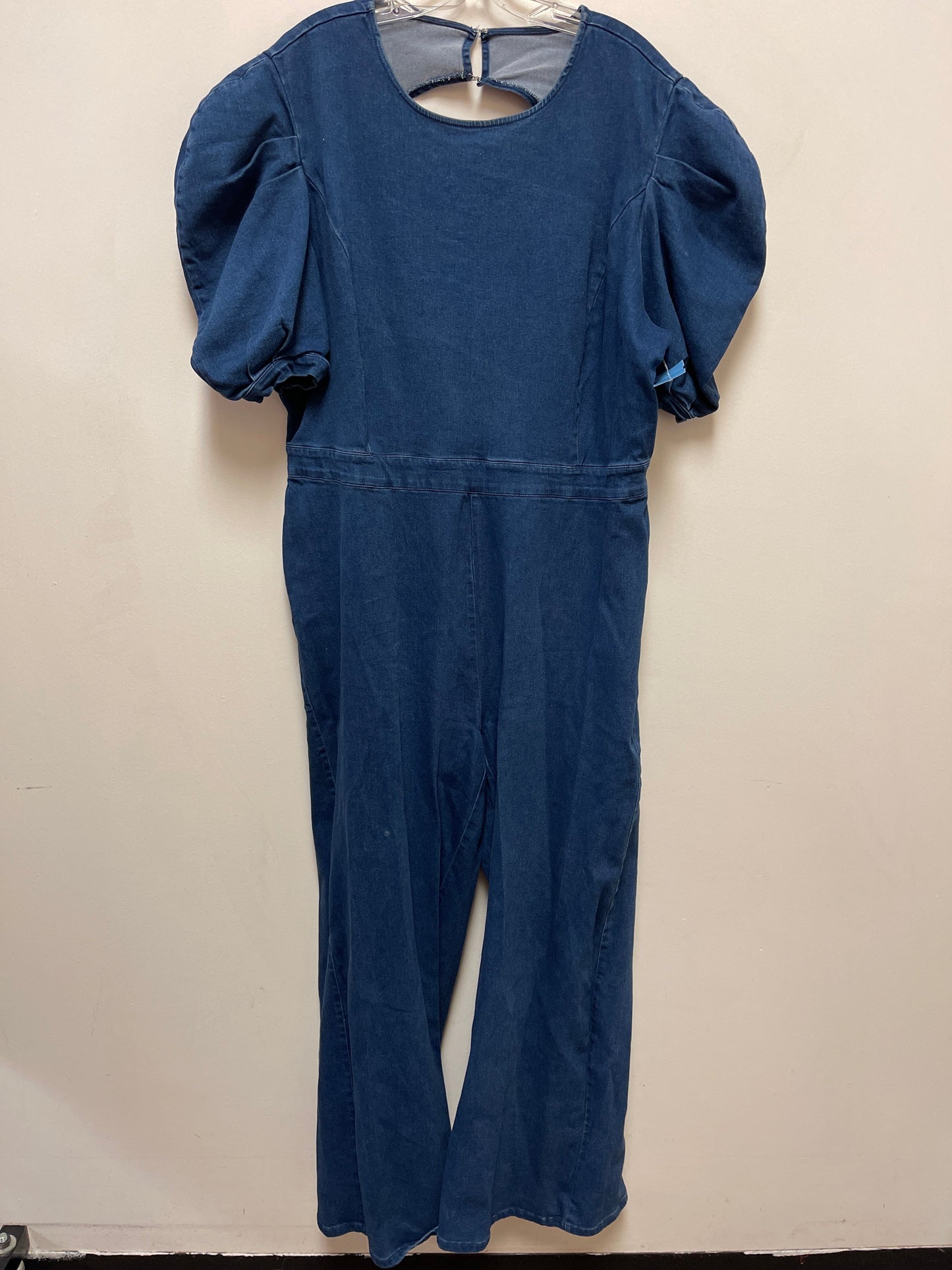 Jumpsuit By Ashley Stewart In Blue, Size: 1x