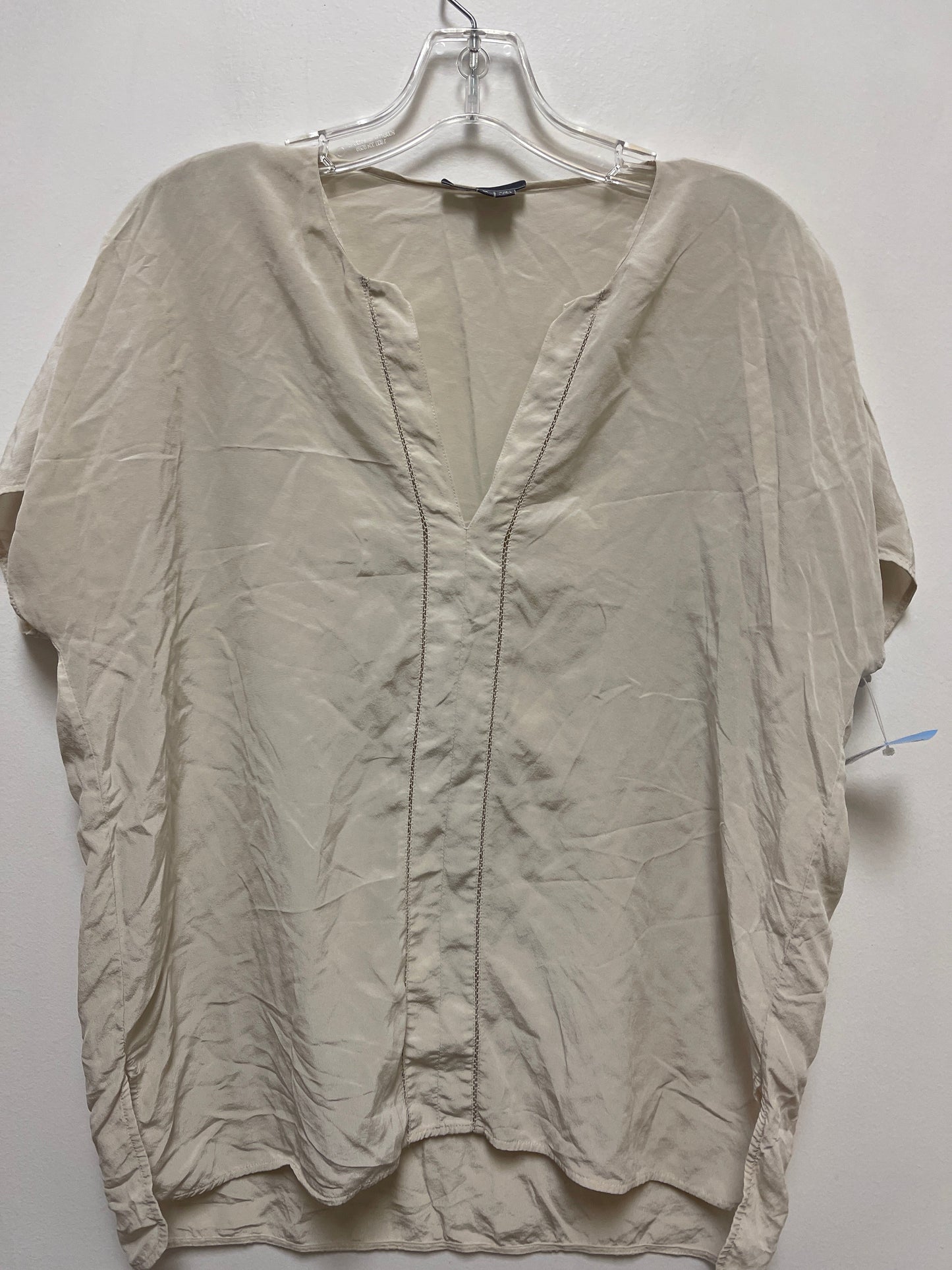 Top Short Sleeve By Vince In Cream, Size: M