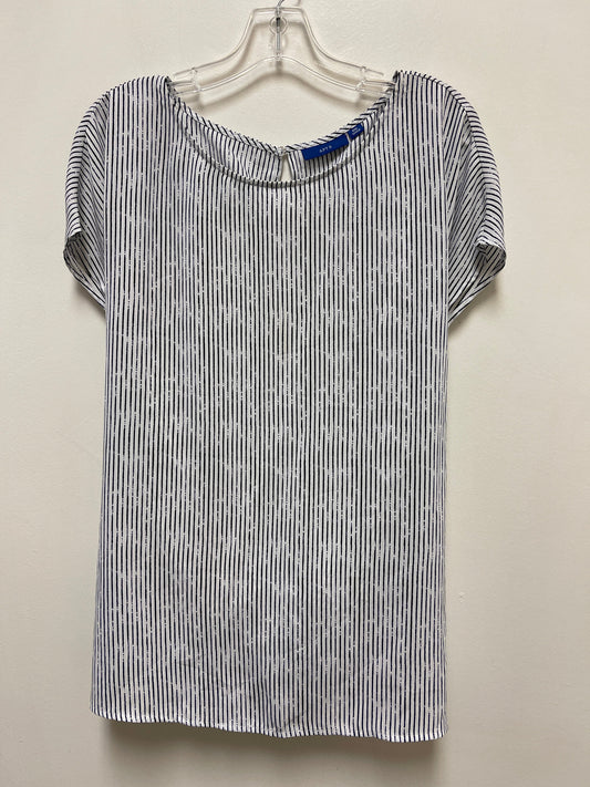 Top Short Sleeve By Apt 9 In Striped Pattern, Size: 2x