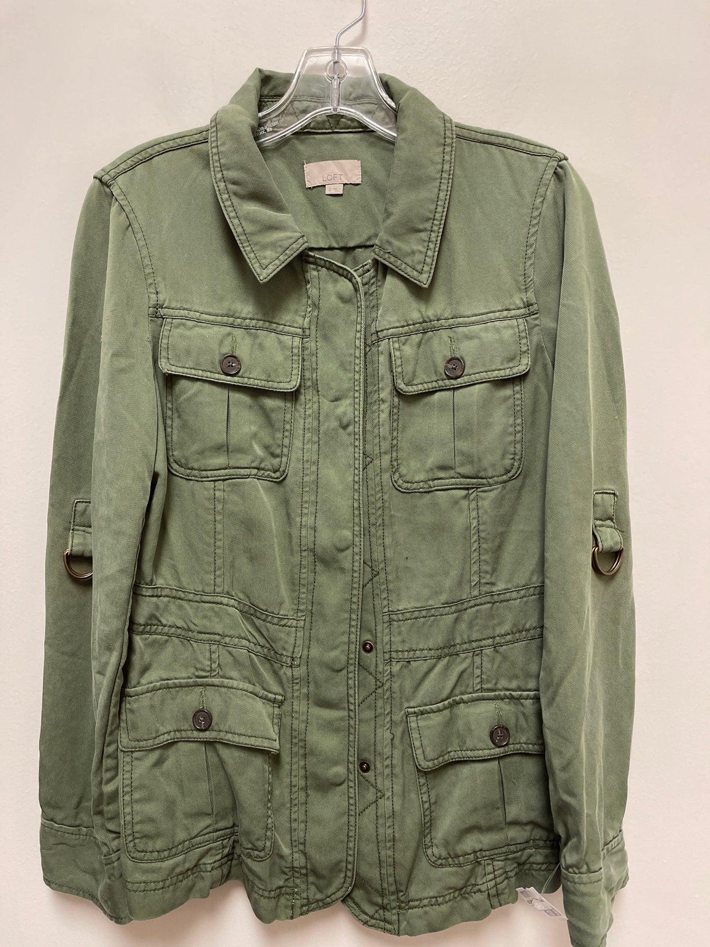 Jacket Other By Loft In Green, Size: S