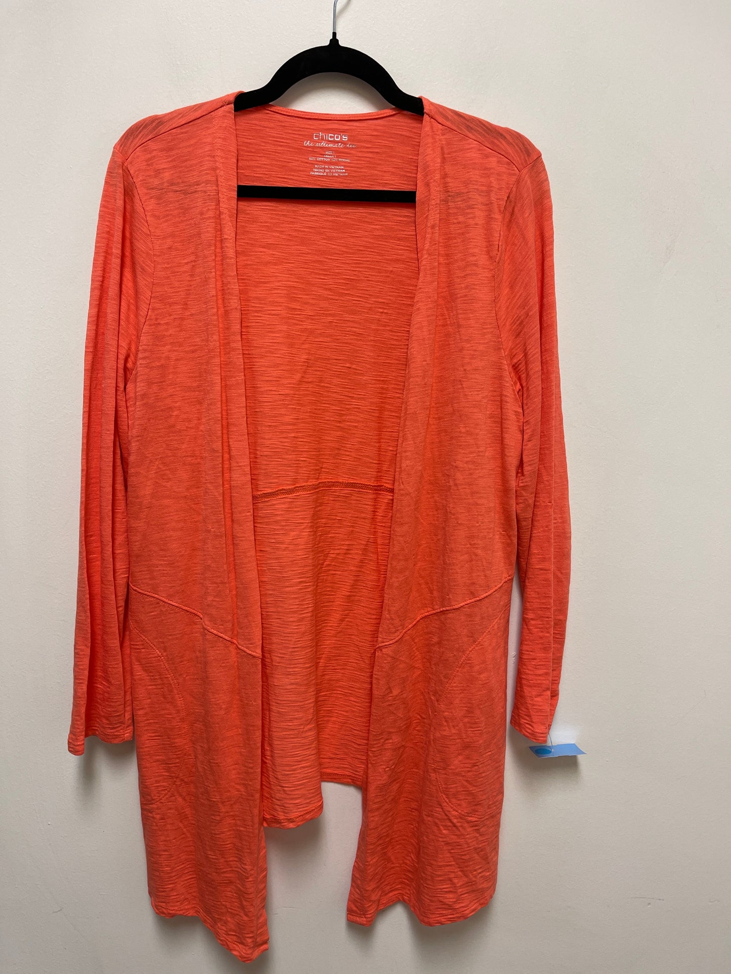 Cardigan By Chicos In Orange, Size: M