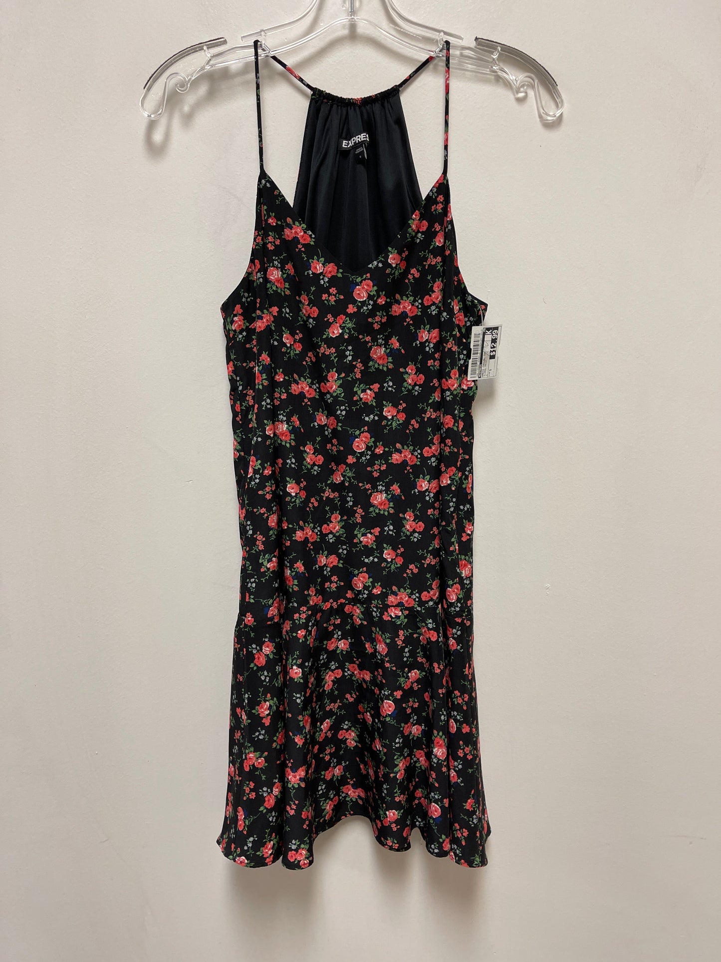 Dress Casual Short By Express In Floral Print, Size: S