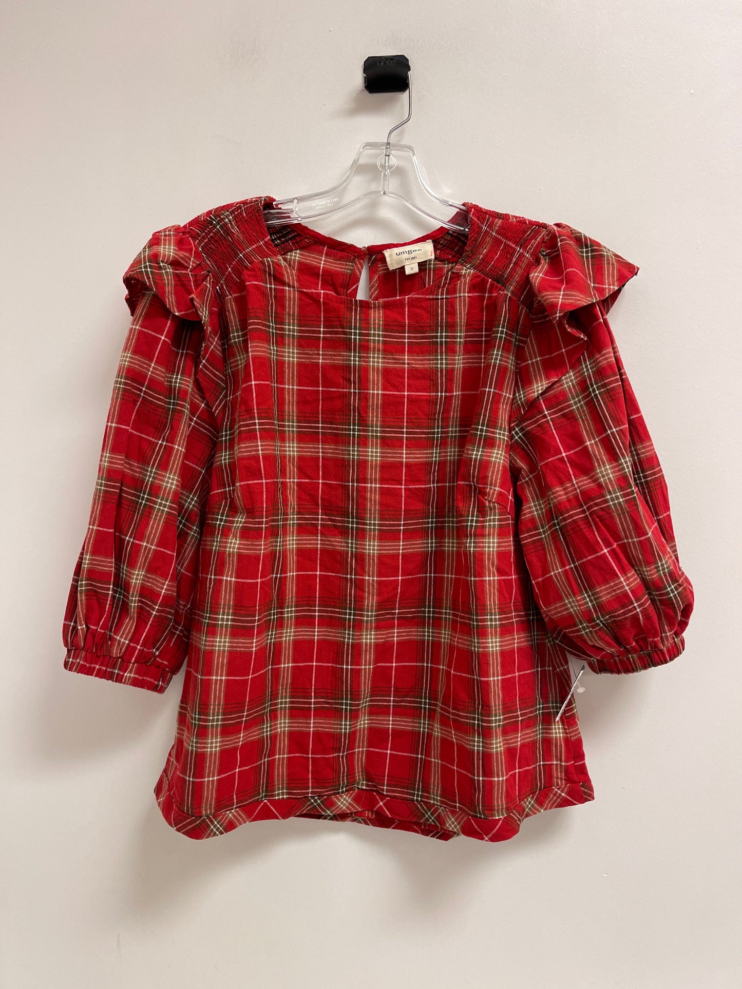 Top Long Sleeve By Umgee In Red, Size: S