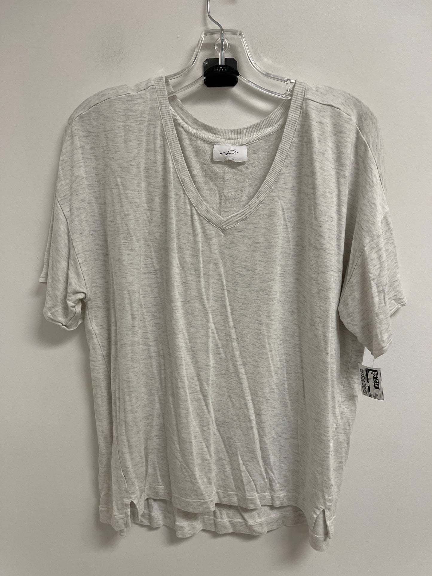 Top Short Sleeve By Soma In Grey, Size: 2x