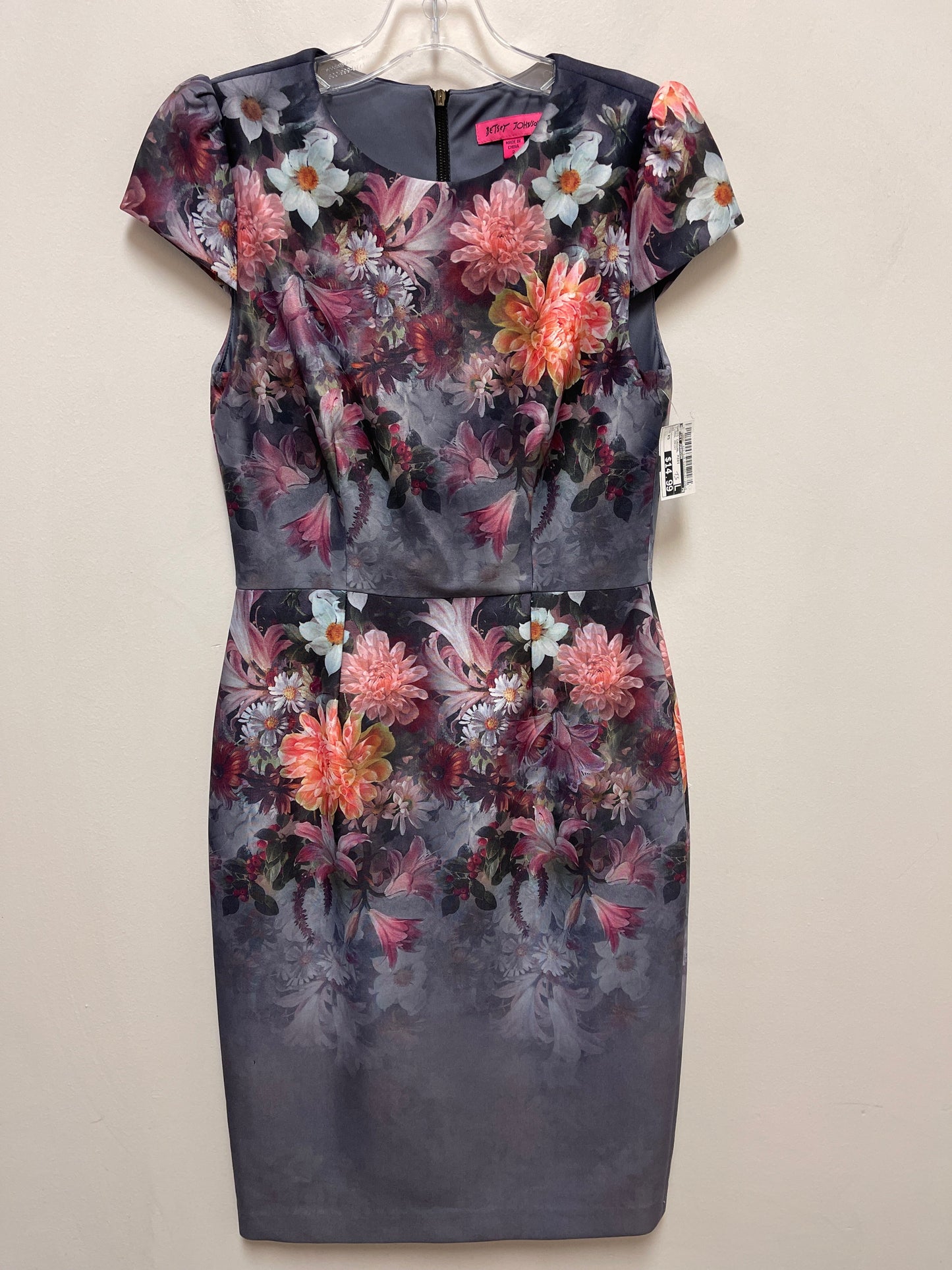 Dress Casual Midi By Betsey Johnson In Floral Print, Size: Xs