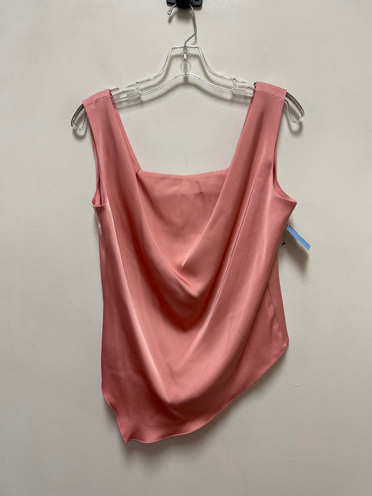 Top Sleeveless By Donna Karan In Pink, Size: S