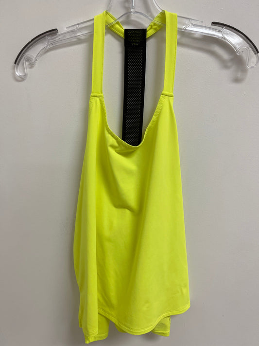 Athletic Tank Top By Fabletics In Yellow, Size: S