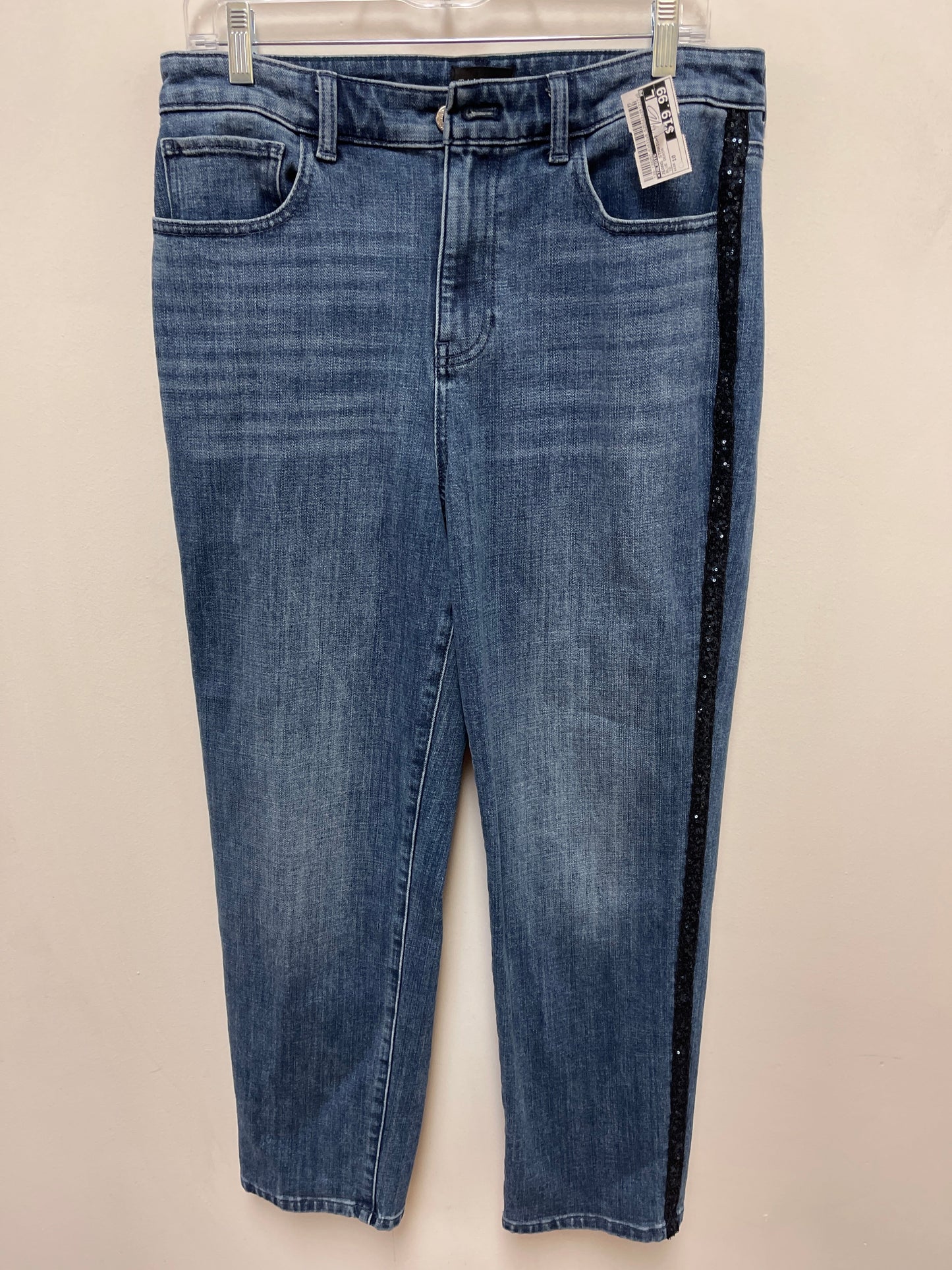 Jeans Straight By Talbots In Blue Denim, Size: 10