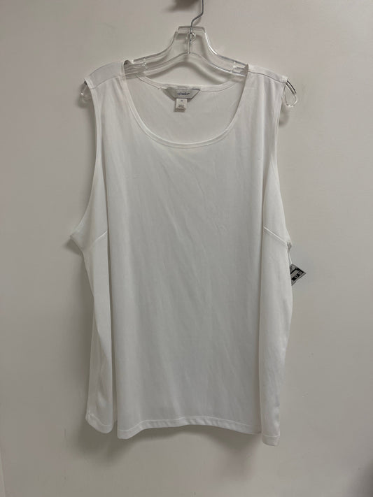 Tank Top By Cj Banks In White, Size: 3x