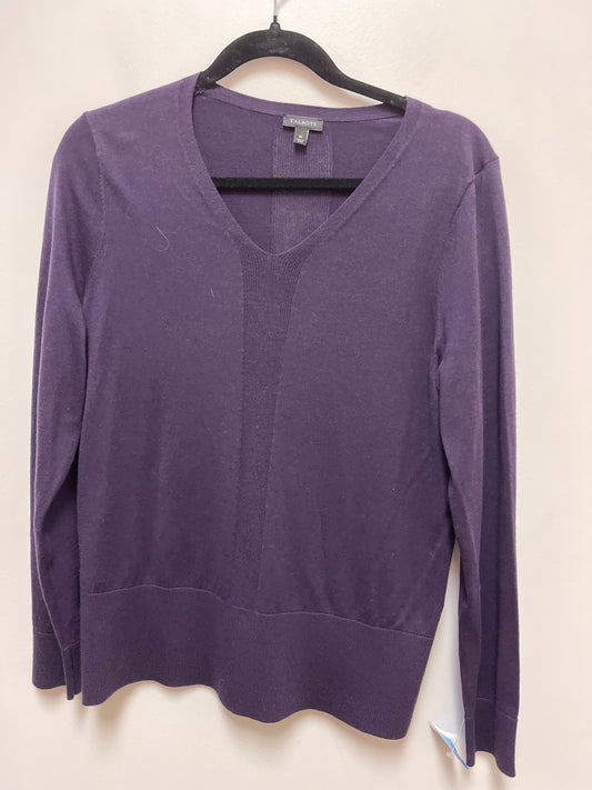 Sweater By Talbots In Purple, Size: M