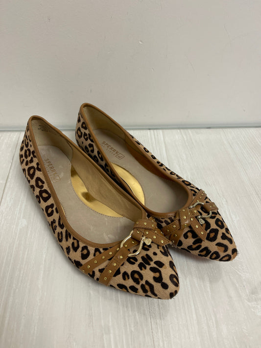 Shoes Flats By Sperry In Animal Print, Size: 9