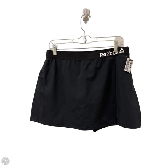 Athletic Skort By Reebok In Black, Size: L