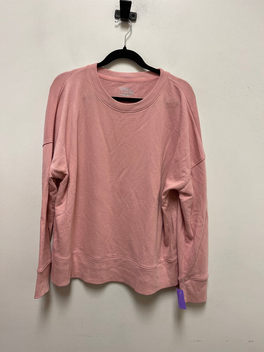 Sweatshirt Collar By Time And Tru In Pink, Size: Xl