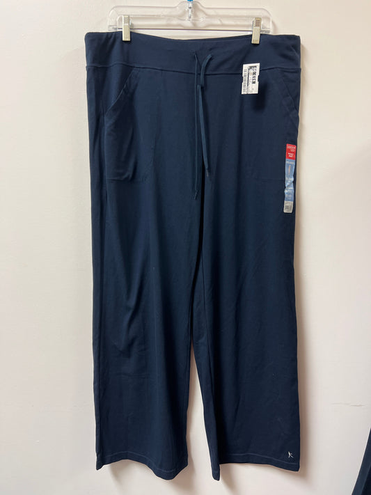 Athletic Pants By Danskin In Navy, Size: 20