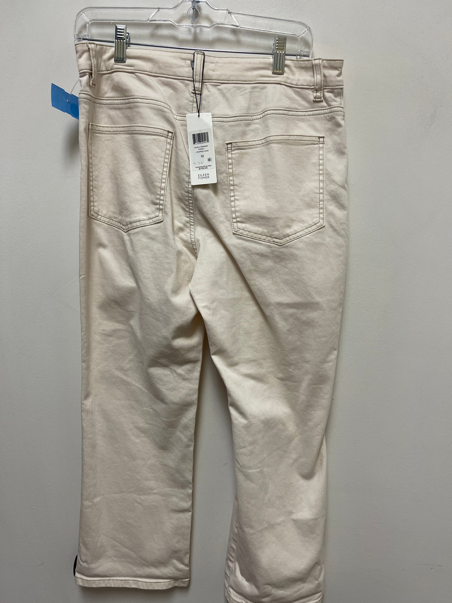 Pants Cropped By Eileen Fisher In Tan, Size: 10