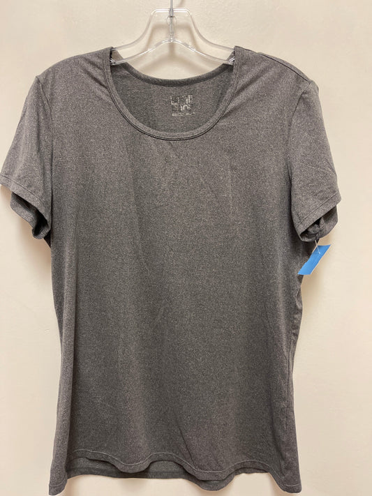 Athletic Top Short Sleeve By 32 Degrees In Grey, Size: M