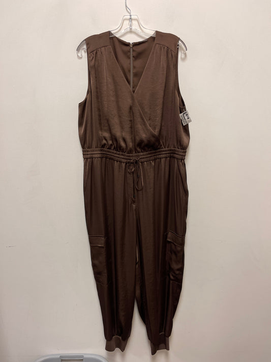 Jumpsuit By Elie Tahari In Brown, Size: Xl