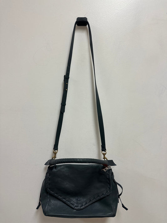 Crossbody Leather By Lucky Brand, Size: Medium