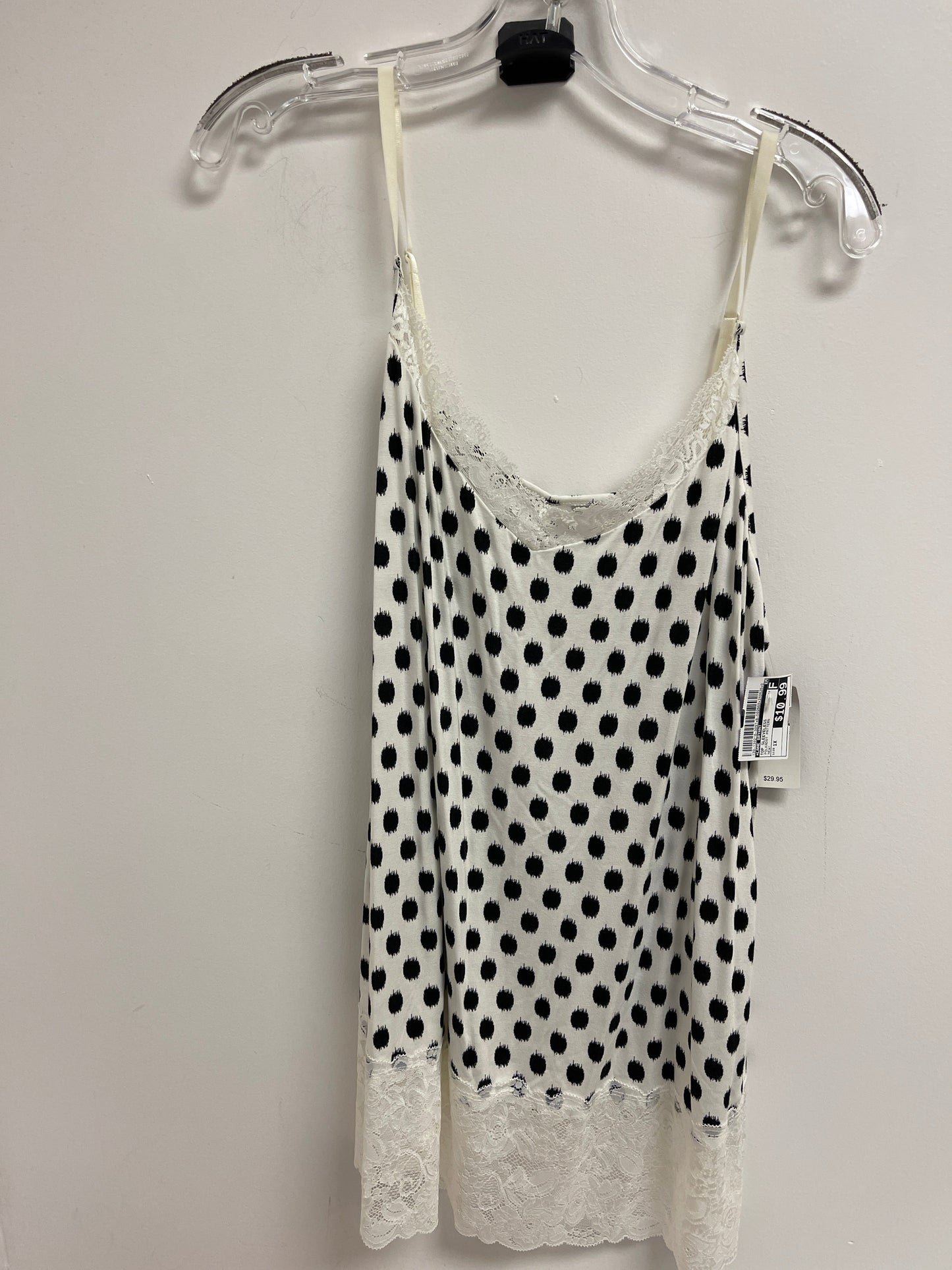 Polkadot Pattern Top Sleeveless Lane Bryant, Size 1x