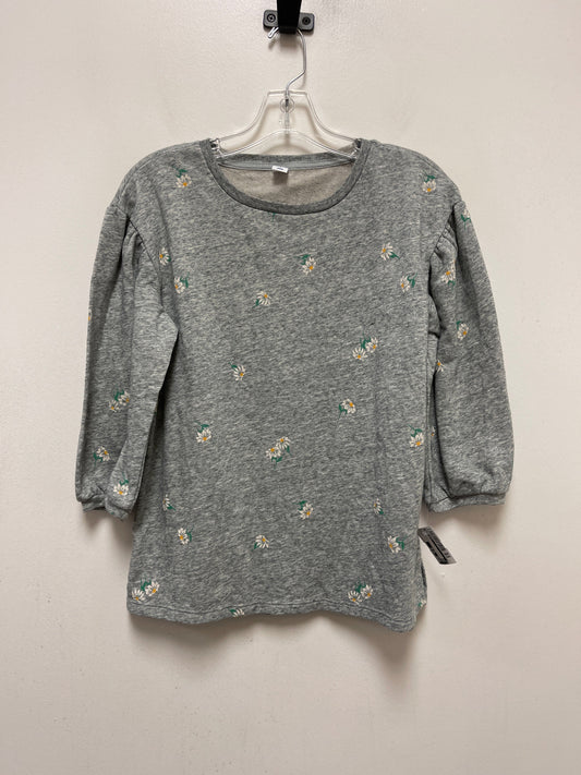 Grey Top Long Sleeve Old Navy, Size S