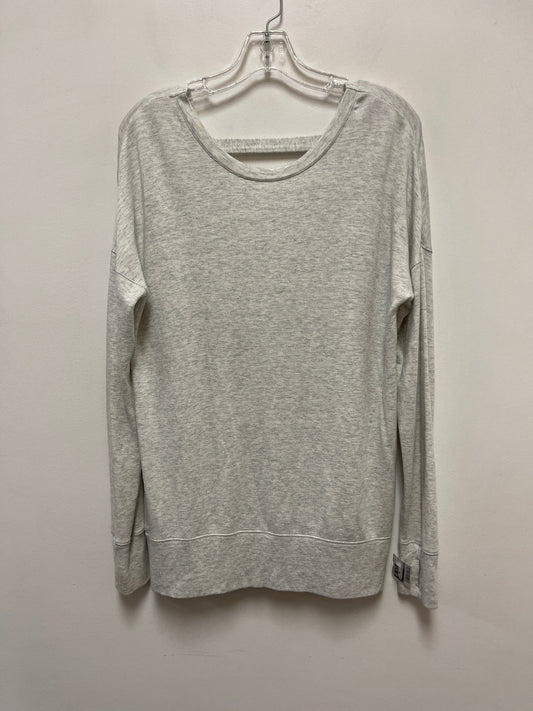 Athletic Sweatshirt Collar By Athleta In Grey, Size: M