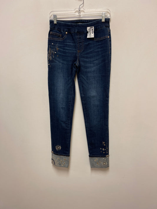 Jeans Skinny By Chicos In Blue Denim, Size: 0