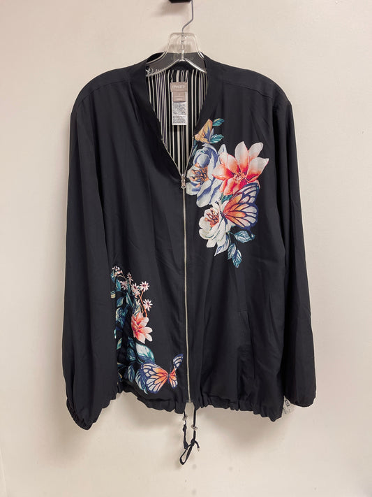 Jacket Other By Chicos In Black, Size: Xl