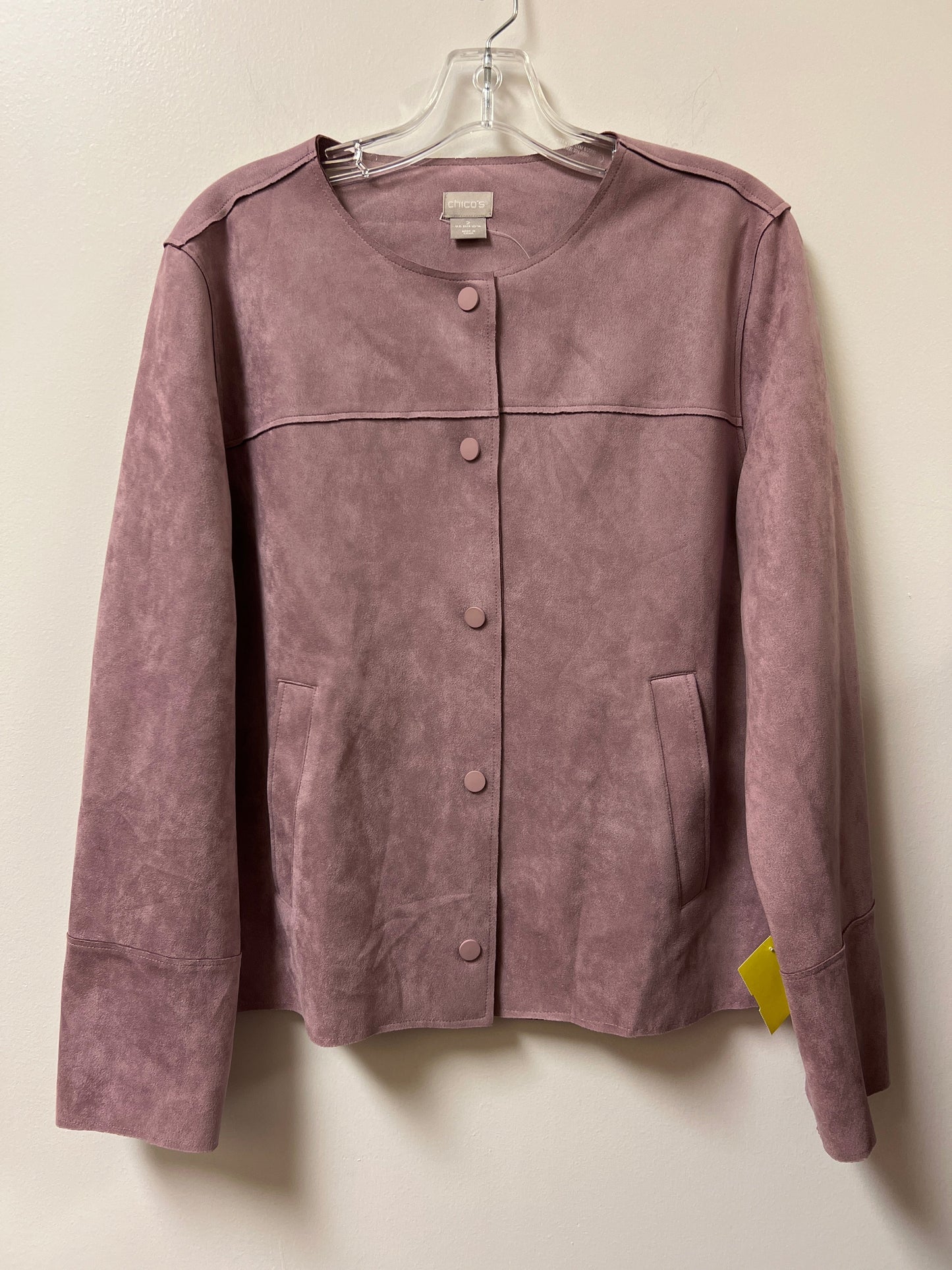 Jacket Other By Chicos In Purple, Size: L