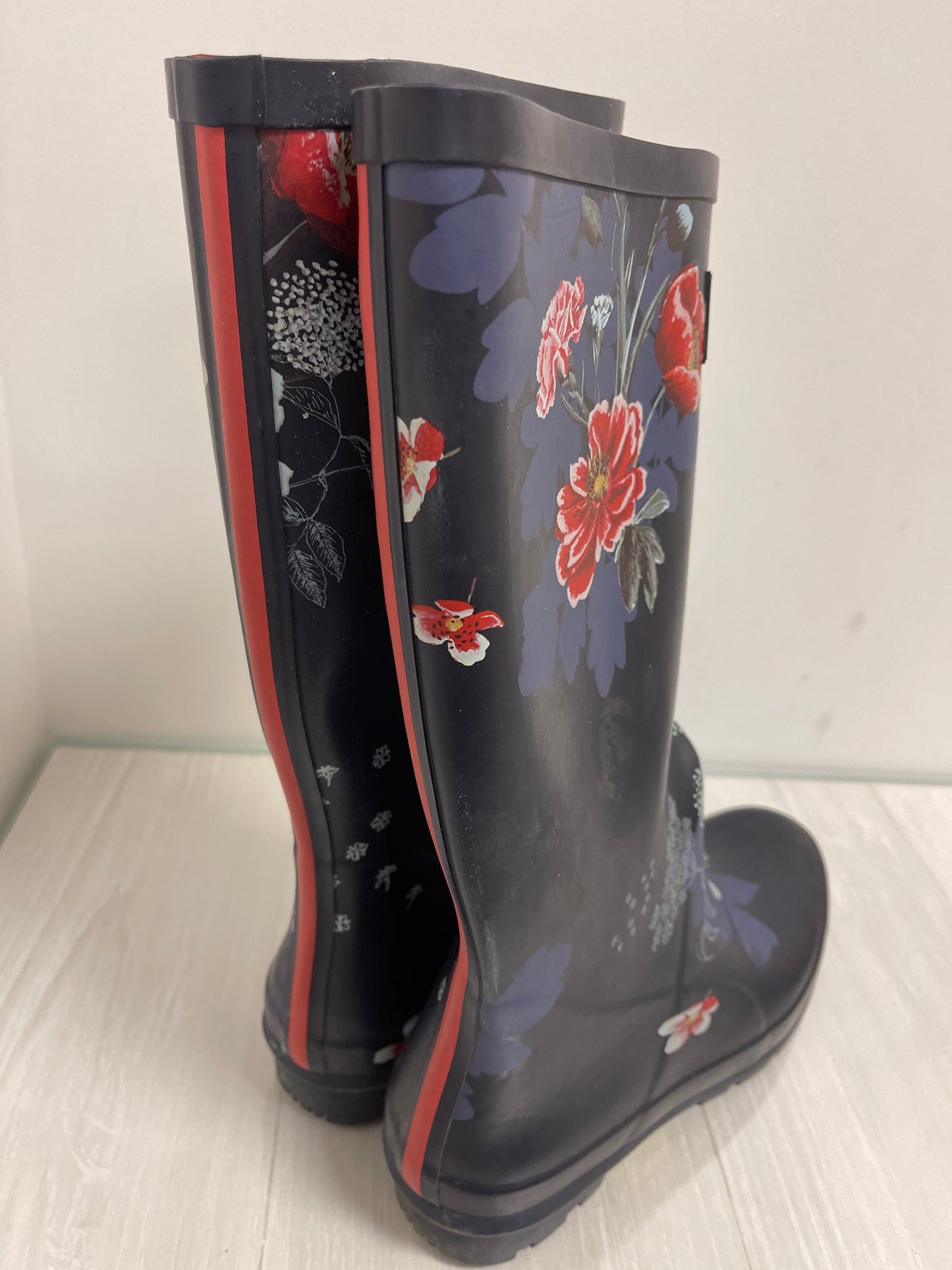 Boots Rain By Joules In Floral Print, Size: 9