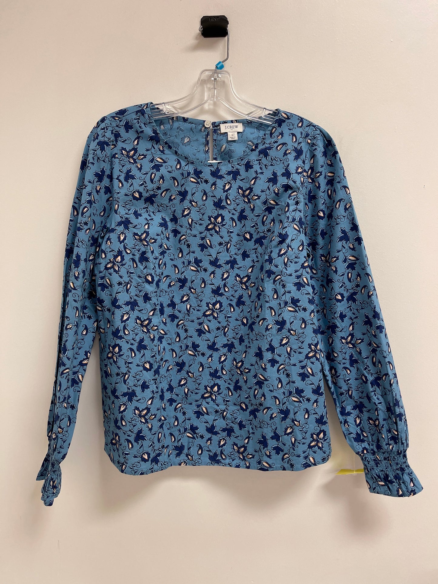 Top Long Sleeve By J. Crew In Blue, Size: S