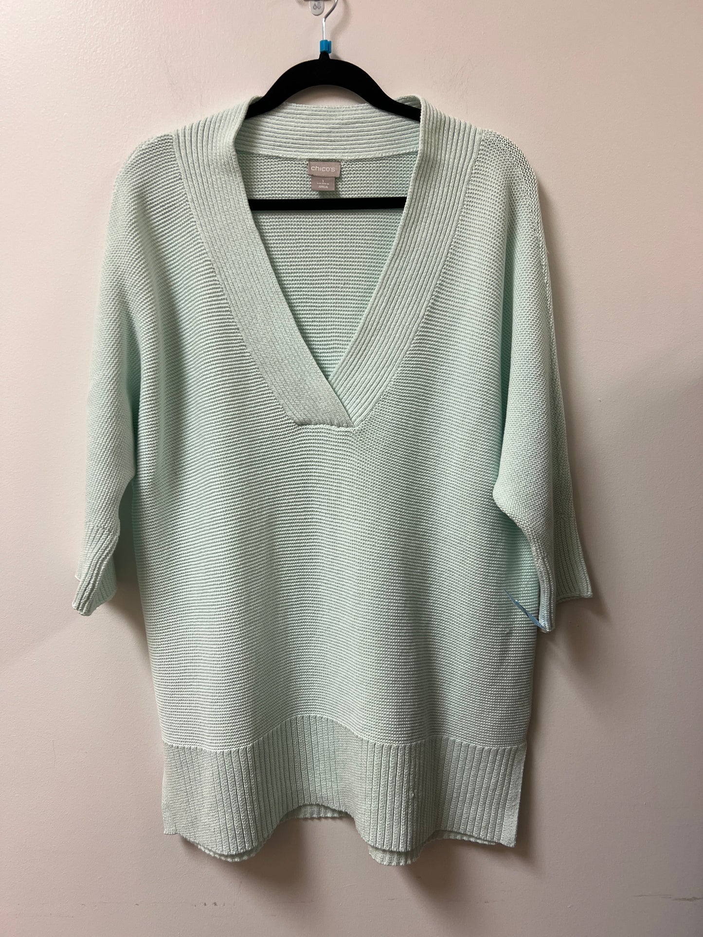 Sweater By Chicos In Blue, Size: M