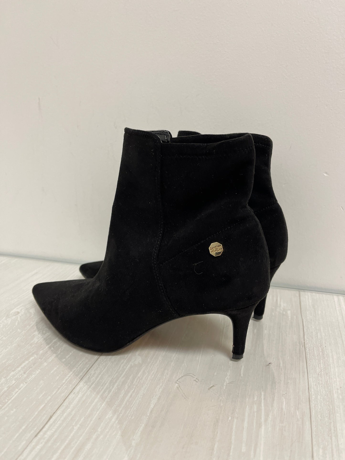 Boots Ankle Heels By Louise Et Cie In Black, Size: 7.5