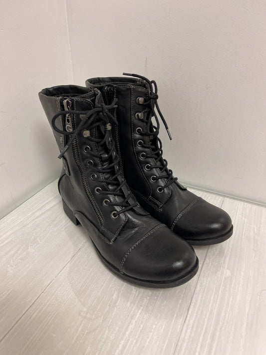 Boots Combat By Guess In Black, Size: 10