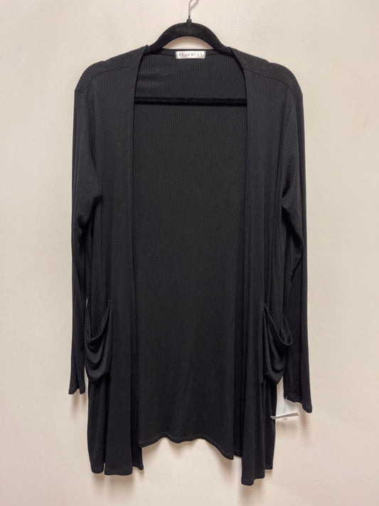 Cardigan By Clothes Mentor In Black, Size: 1x