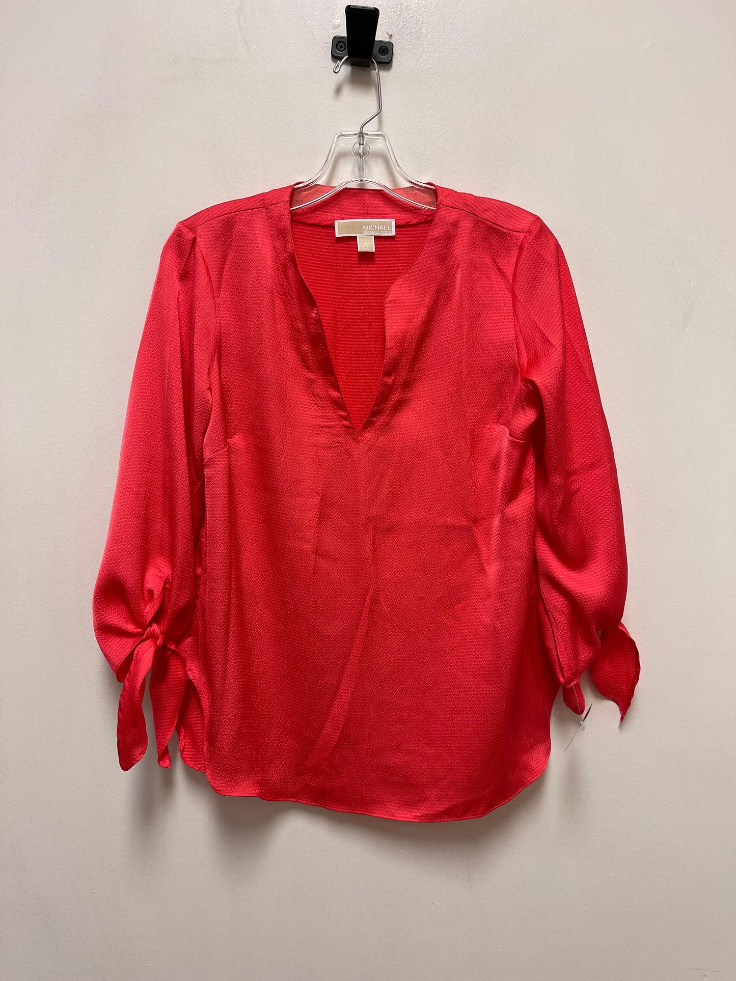 Top Long Sleeve By Michael By Michael Kors In Pink, Size: S