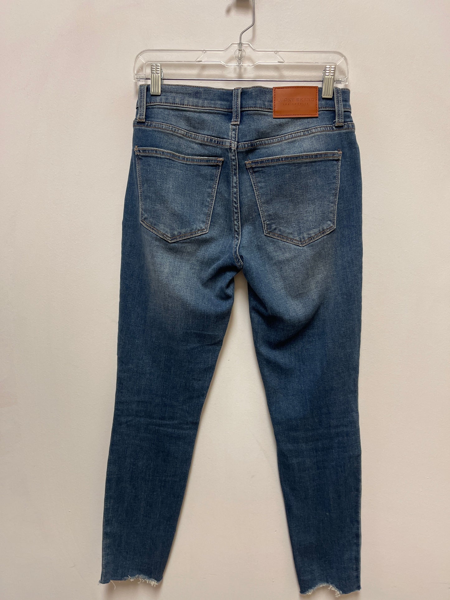 Jeans Skinny By Lucky Brand In Blue Denim, Size: 2